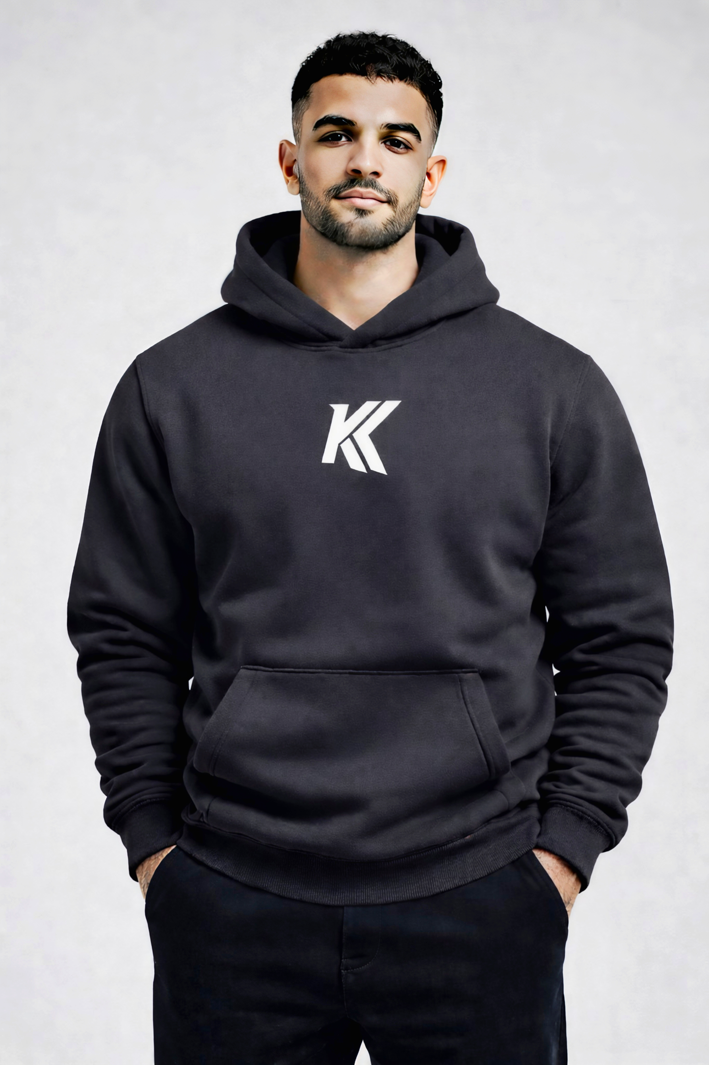 Dark Gray Double K hoodie