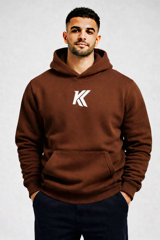 Brown Double K hoodie